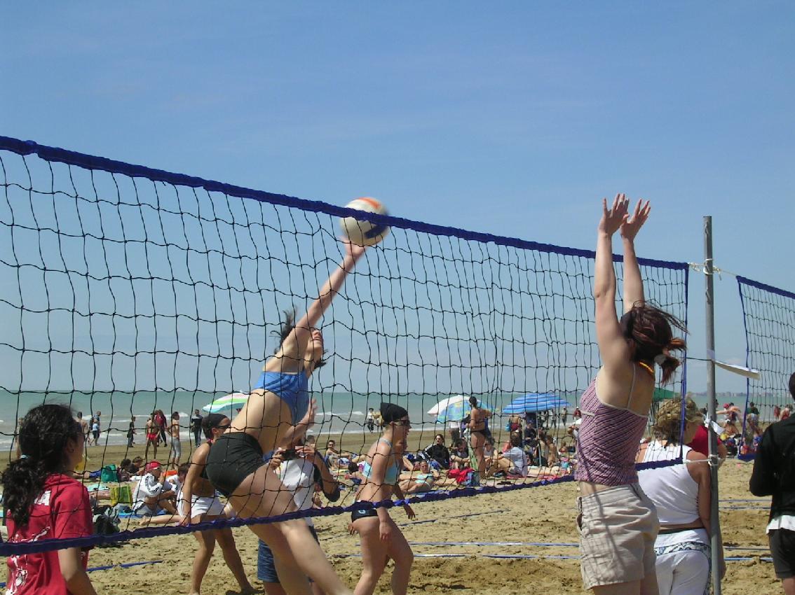 partita di beach volley